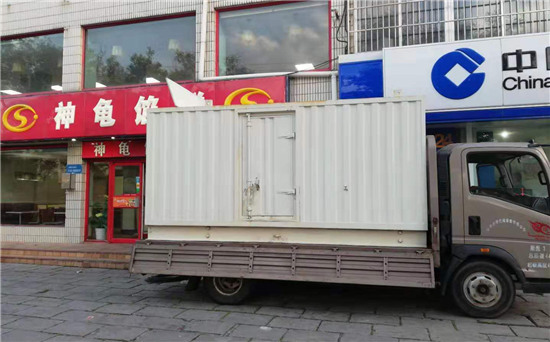 大宁出租发电机施工案例